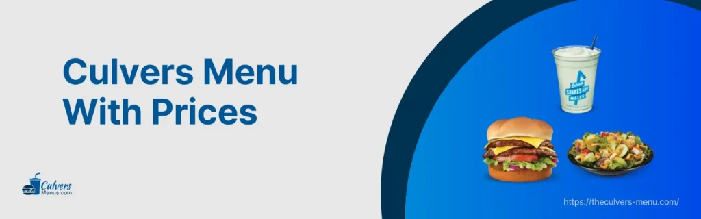 Culvers Menu With Prices