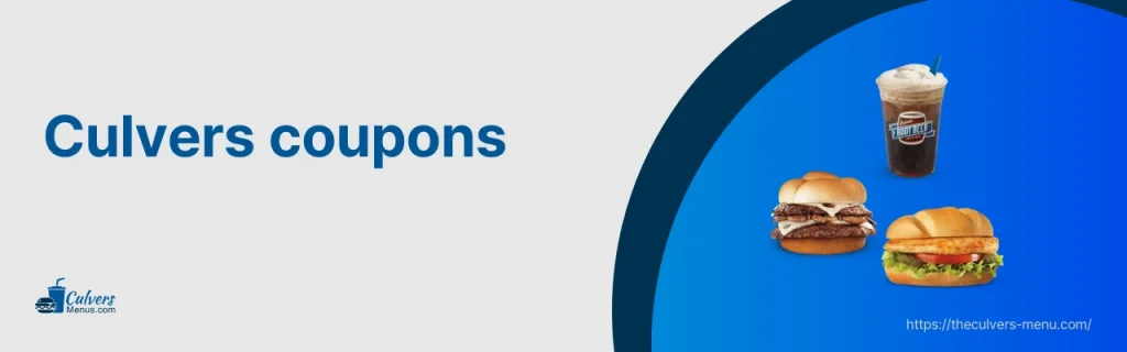 Culvers coupons